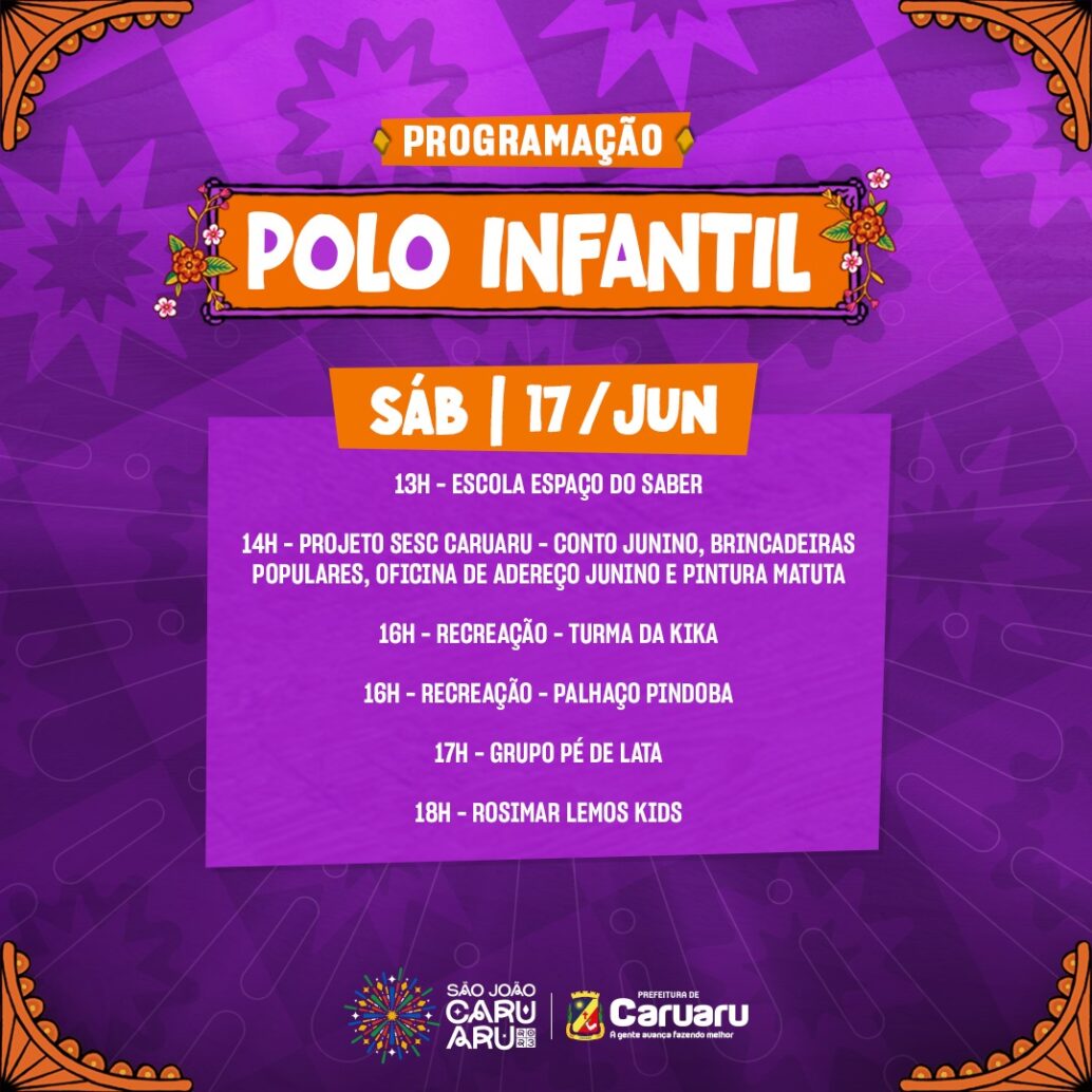 Polo Caruaru realiza programação especial para o feriado de São