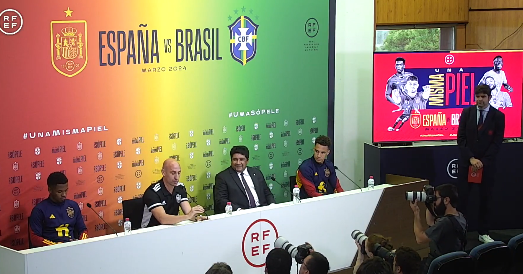 O amistoso entre Brasil e Espanha, em março de 2024, vai acontecer no estádio do Real Madrid.