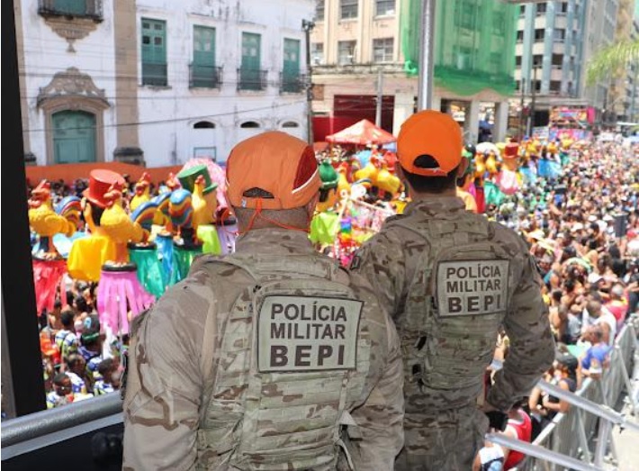 Este ano, a festa contou com um aumento de 10,2% no número de efetivo das forças de segurança. (Foto: Ascom SDS). 